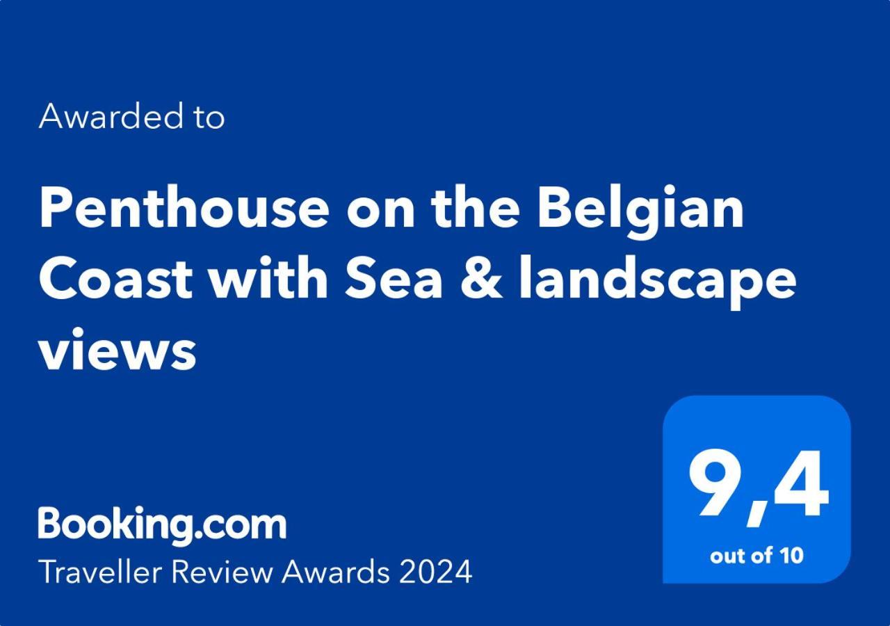 Penthouse On The Belgian Coast With Sea & Landscape Views Apartment Wenduine Ngoại thất bức ảnh